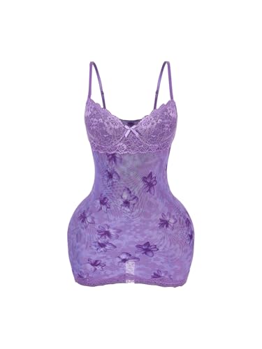 Purple Floral Print