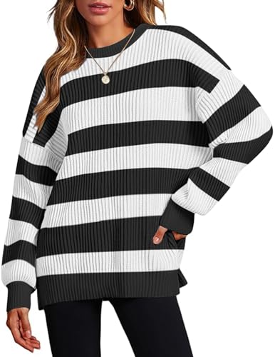 Small Black Striped Color Bloack White