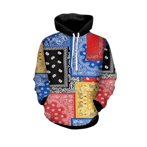 Colorful Bandana Hoodie