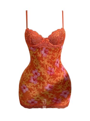 Orange Floral