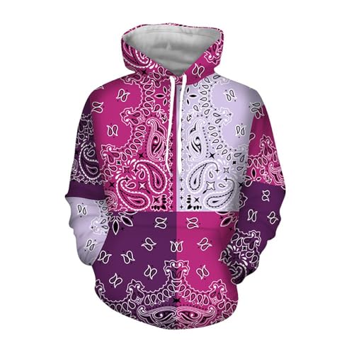 Purple Bandana Hoodie