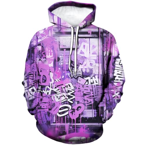 Purple Hip-hop Graffiti